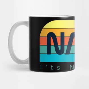 Nasa I'ts Not Flat Mug